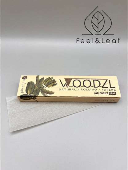 WOODZL - Longpapers Hemp Supreme mit Tips und Drehunterlage